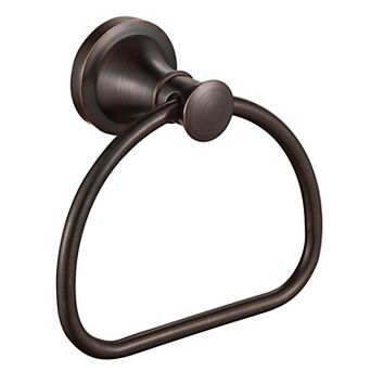 Rustic Half Round Wall Mount Towel Ring 180 Degree Foldable SUS304 Stainless Steel Bathroom Holder