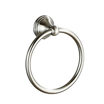 Brushed Nickel Stainless Steel Bathroom Towel Ring Wall Mount Holder