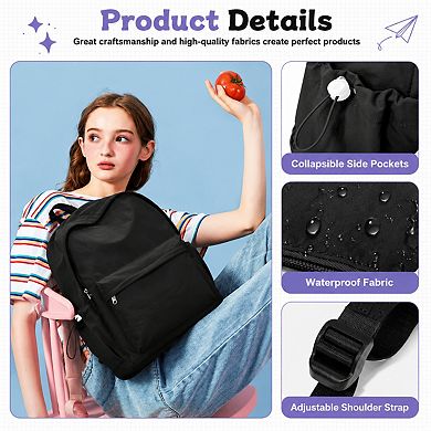 Lightweight Water Resistant School Backpack Laptop Daypack For Teens Men Women