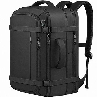 Expandable Carry On Travel Backpack Water Resistant Lifetime Warranty Laptop Sleeve Cable Port