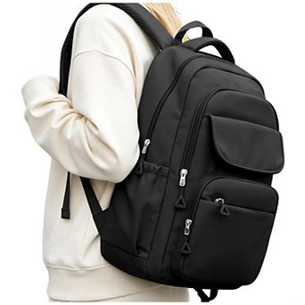 Water Resistant 15.6 Inch Laptop Backpack For Men Women Casual Daypack College Bookbag Travel Bag