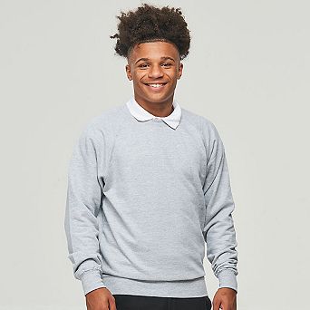 AWDis Academy Mens Crew Neck Raglan Sweatshirt