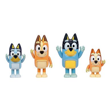Bluey & Family 4-Pack Figure Set