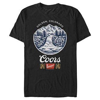 Men's Coors Banquet Waterfall Graphic Tee