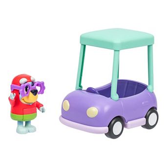 Bluey Granny Car & Janet 2 pc Figure & Vehicle Set