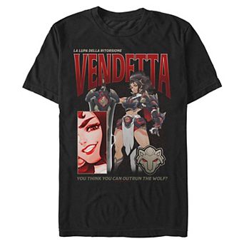 Men's Overwatch Vendetta Poster Graphic Tee