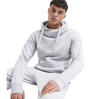 AWDis Adults Unisex Cross Neck Hoodie