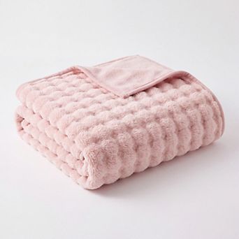 Bedsure 3D Fleece Bubble Lightweight Blanket