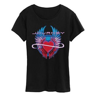 Women's Journey Us Tour Infinity Heart Wings Graphic Tee