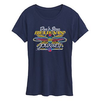 Women's Journey Don't Stop Believin' Distressed Graphic Tee