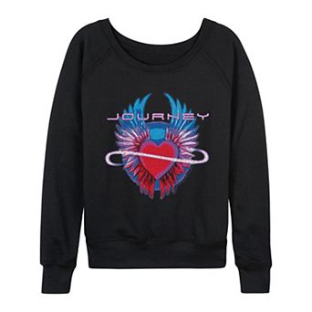 Women's Journey Us Tour Infinity Heart Wings French Terry Long Sleeve Tee