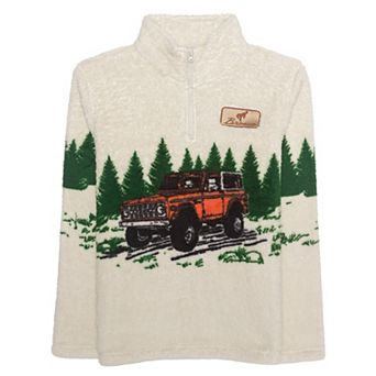 Men's Ford Bronco Cozy Quarter Zip Sweater