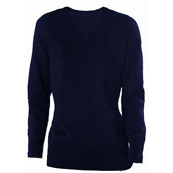 Kariban Womens/Ladies Cotton Acrylic V Neck Sweater