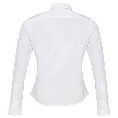 Premier Womens/Ladies Long-Sleeved Pilot Shirt