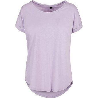 Build Your Brand Womens/Ladies Slub Long T-Shirt