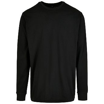 Build Your Brand Unisex Adult Ribbed Cuff Long-Sleeved Sweatshirt