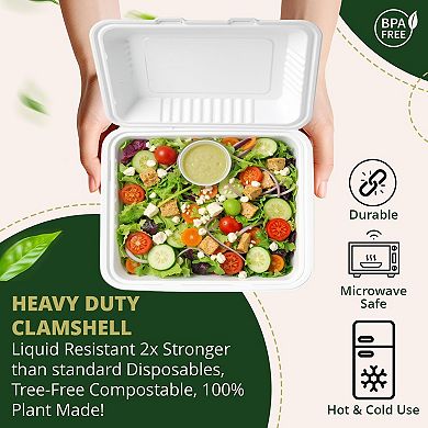 Clam Shell Containers 6x6