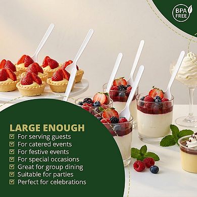 Extra Heavy duty Compostable Spoons 100 Pack