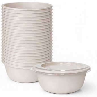 48 OZ Salad Bowl W lids