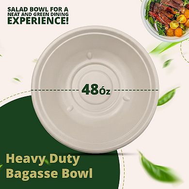 48 OZ Salad Bowl W lids