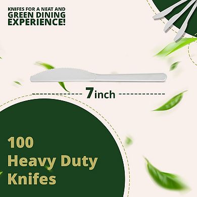 Extra Heavy duty Compostable Knives