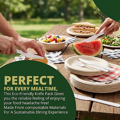 Extra Heavy duty Compostable Knives