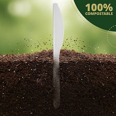 Extra Heavy duty Compostable Knives 50 Pack