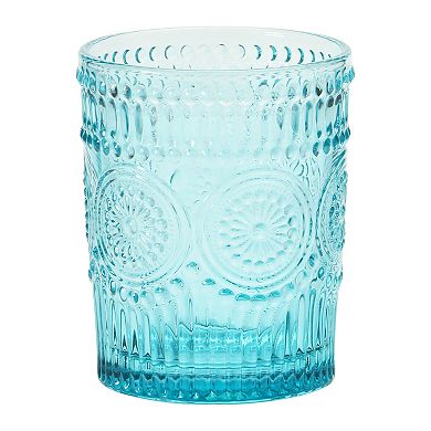 Hello Honey 12 oz. Embossed Drinking Glass, 4 Colors
