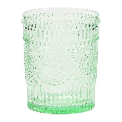 Hello Honey 12 oz. Embossed Drinking Glass, 4 Colors