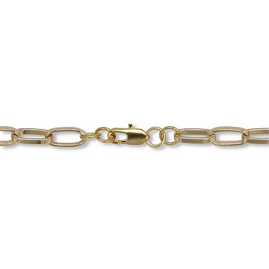 Genuine Blue Labradorite Goldtone Drop Necklace 20-inch