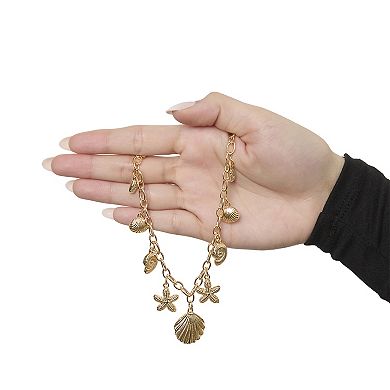 JS Jessica Simpson Ocean 9 Charms Necklace for Women