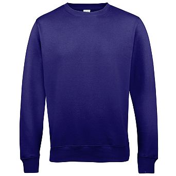 AWDis Just Hoods AWDis Unisex Crew Neck Plain Sweatshirt