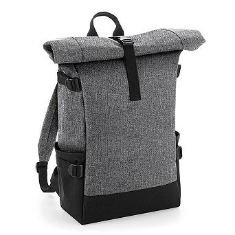 BagBase Block Roll-Top Backpack