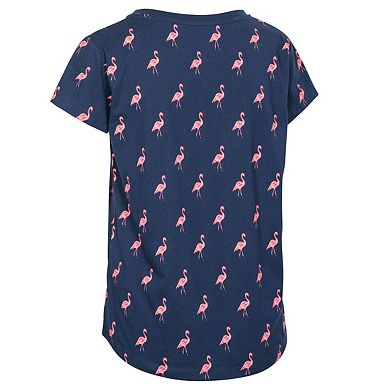 Trespass Womens Carolyn Short Sleeved Patterned T Shirt