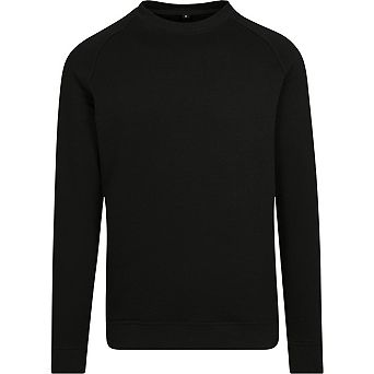 Build Your Brand Mens Raglan-Sleeved Crew Neck Sweat