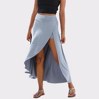 Lascana Women's Asymmetrical Maxi Skort