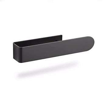 Self Adhesive Hand Towel Holder 2 Pack Wall Mounted Black Bathroom Kitchen