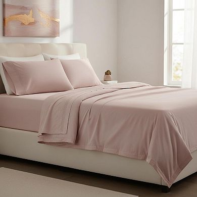 Queen Sheets Set 4Pc Microfiber Luxury Soft Wrinkle Resistant