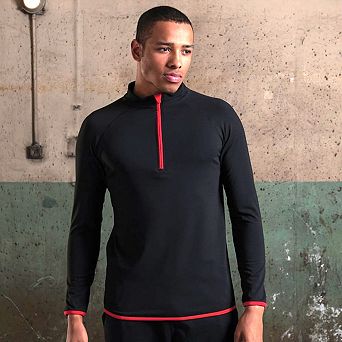 AWDis Just Cool Mens Half Zip Sweatshirt