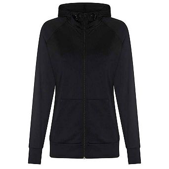 AWDis Cool Womens/Ladies Zoodie Contrast Full Zip Hoodie