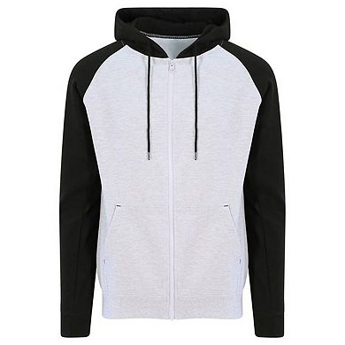 Awdis Womens/Ladies Full Zip Baseball Hoodie