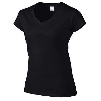 Gildan Womens/Ladies Soft Style V Neck T-Shirt