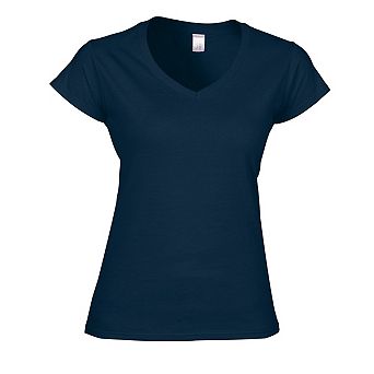 Gildan Womens/Ladies Soft Style V Neck T-Shirt