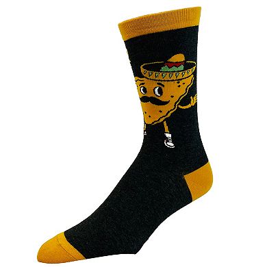 Men's Nacho Average Dad Socks Funny Cinco De Mayo Sombrero Novelty Footwear