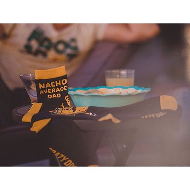 Men's Nacho Average Dad Socks Funny Cinco De Mayo Sombrero Novelty Footwear