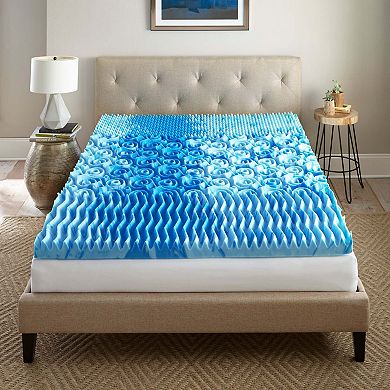 Nautica 3 in. GelLux Cooling Gel Memory Foam Mattress Topper