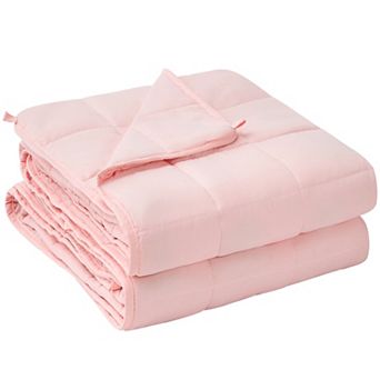 Inhand Weighted Blanket 60"x80" 20lbs, Cooling Blanket with Glass Beads, Soft Breathable Microfiber