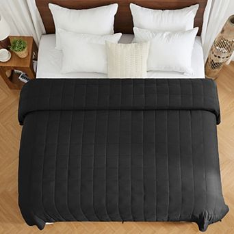 Inhand Weighted Blanket 80"x87" 20lbs, Cooling Blanket with Glass Beads, Soft Breathable Microfiber