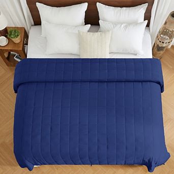 Inhand Weighted Blanket 80"x87" 20lbs, Cooling Blanket with Glass Beads, Soft Breathable Microfiber