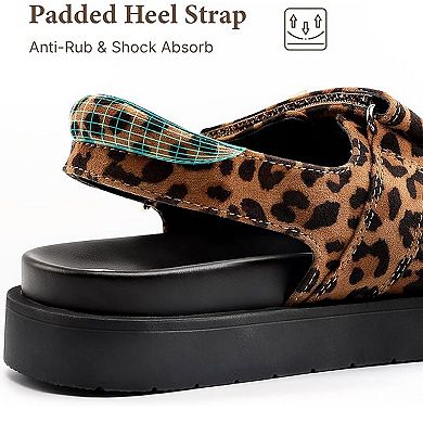 HOMEHOT Girls Platform Sandals Thick Sole Summer Sandals